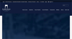Desktop Screenshot of lincolnu.edu